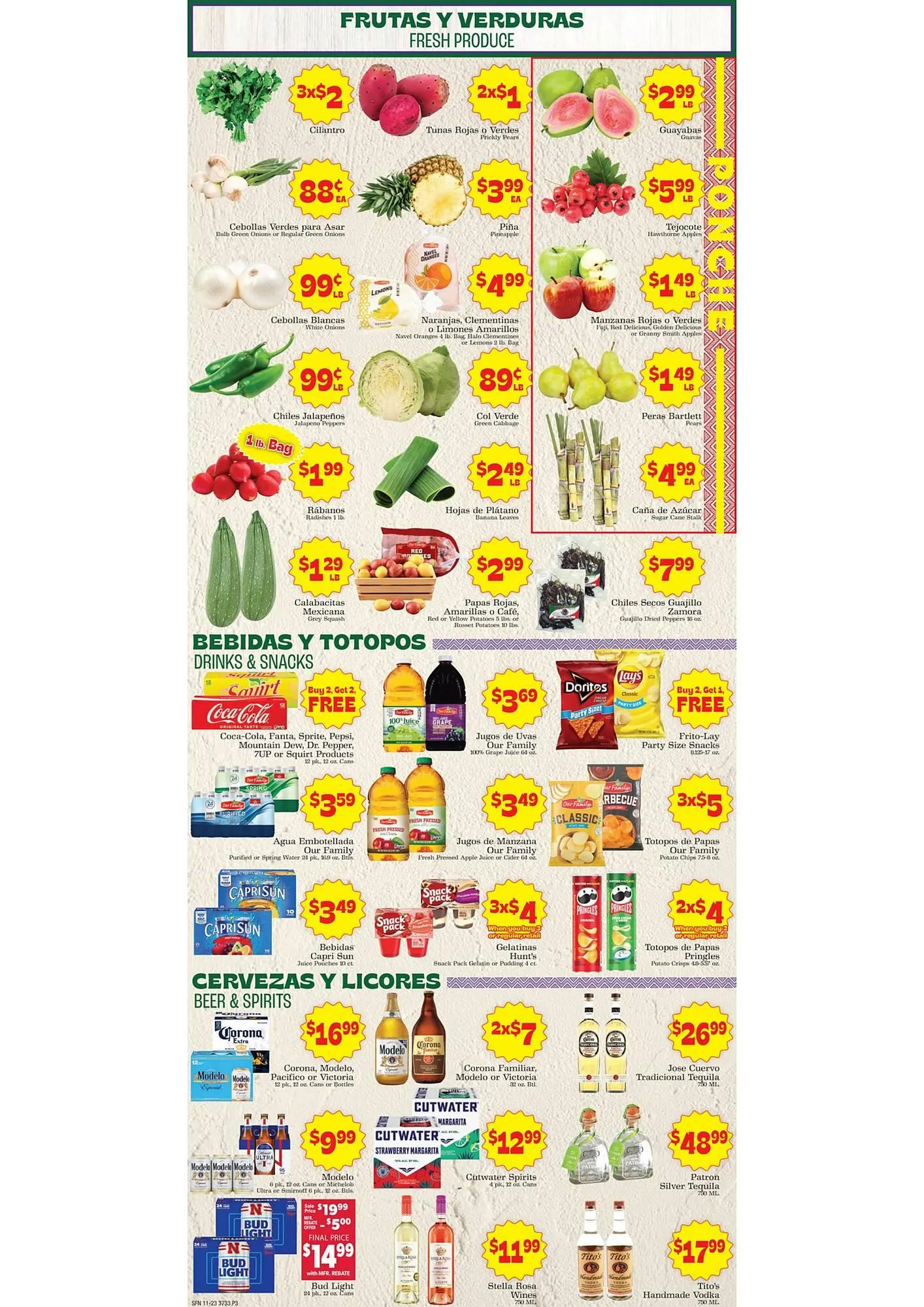 Weekly ad Supermercado Nuestra Familia weekly ad from November 23 to November 29 2025 - Page 3