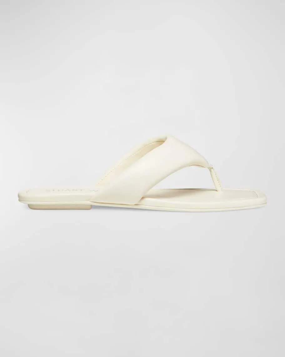 Maui Padded Leather Thong Sandals