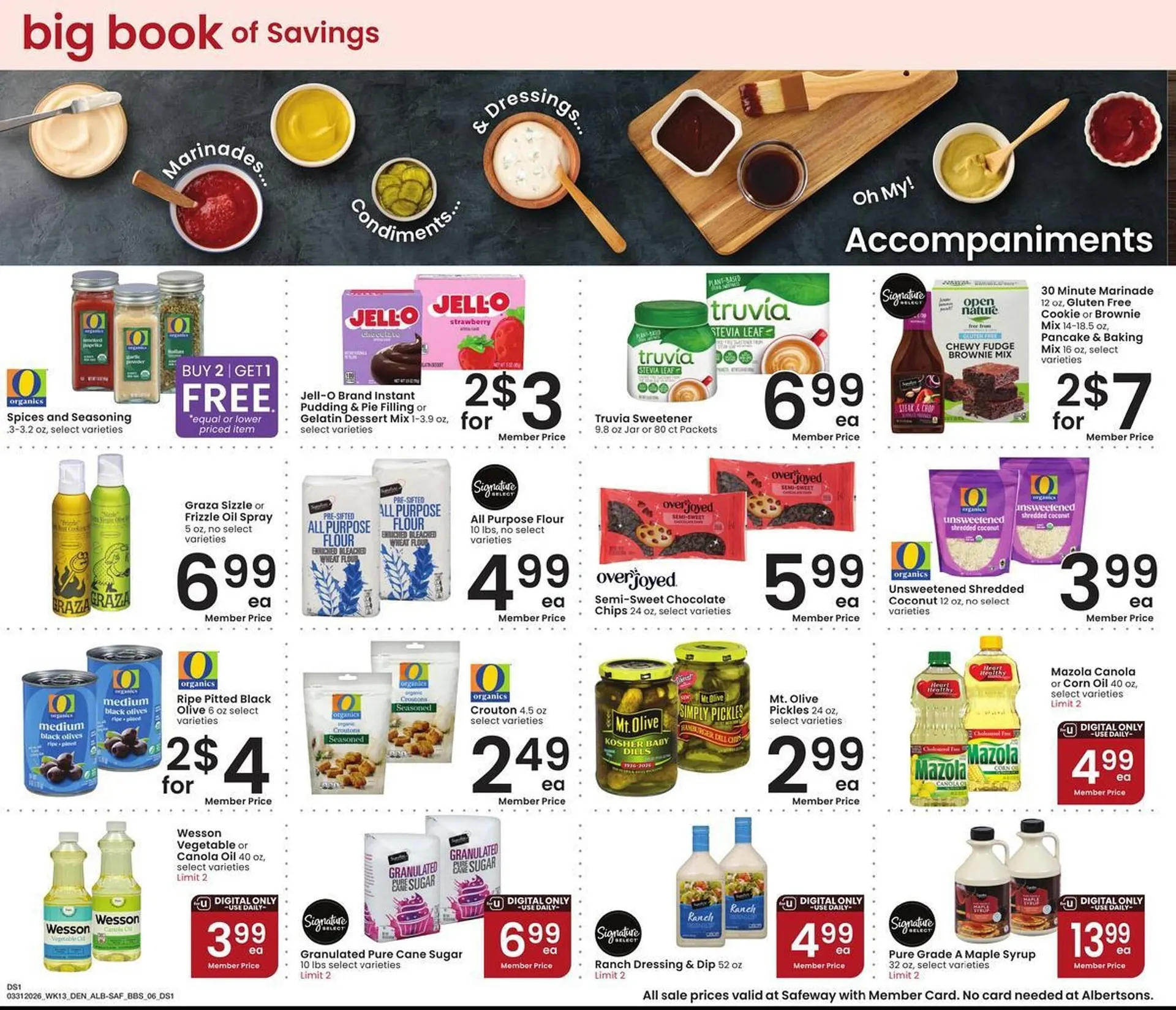 Weekly promotion Safeway weekly ad spanning from March 31 to April 27 2026 - Page 6 for Catalogue 365