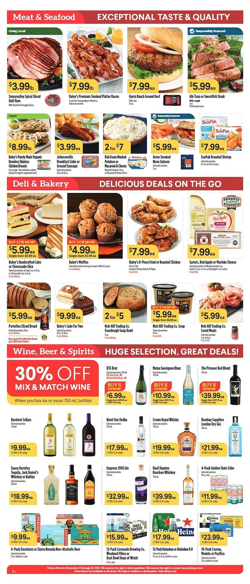Weekly ad Nob Hill weekly ad from November 12 to November 18 2025 - Page 2