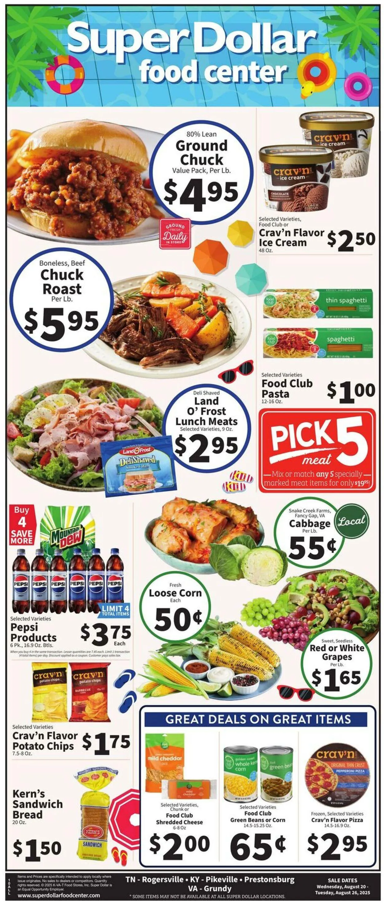 Super Dollar Food Center Current weekly ad - 1