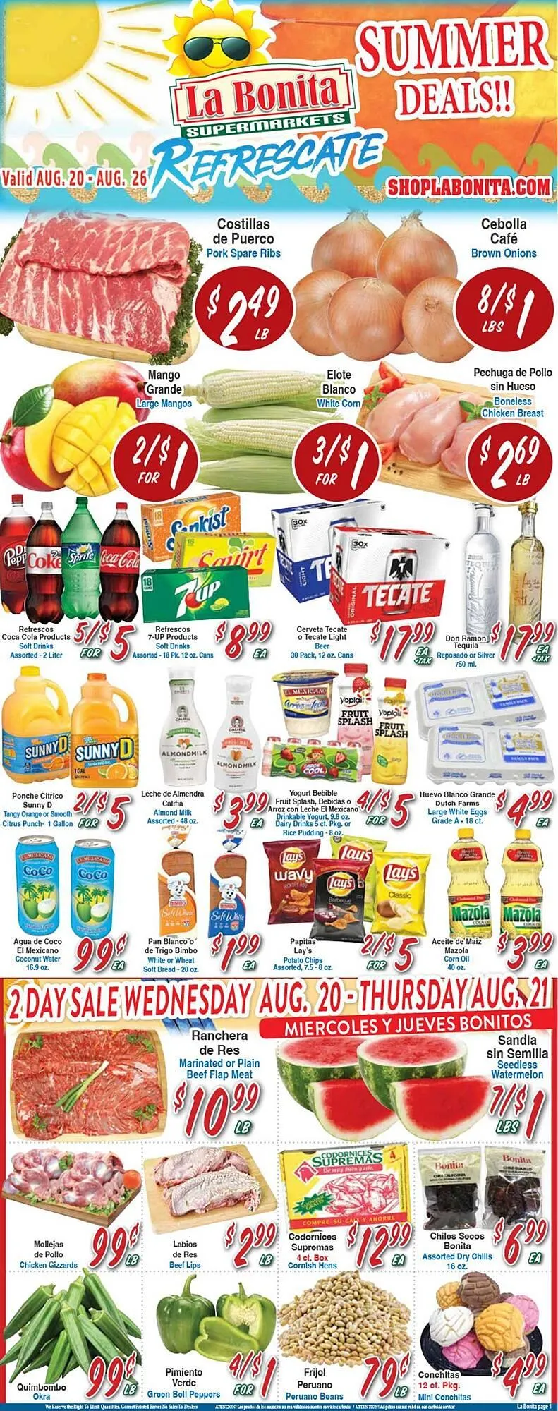 La Bonita Supermarkets Weekly Ad - 1