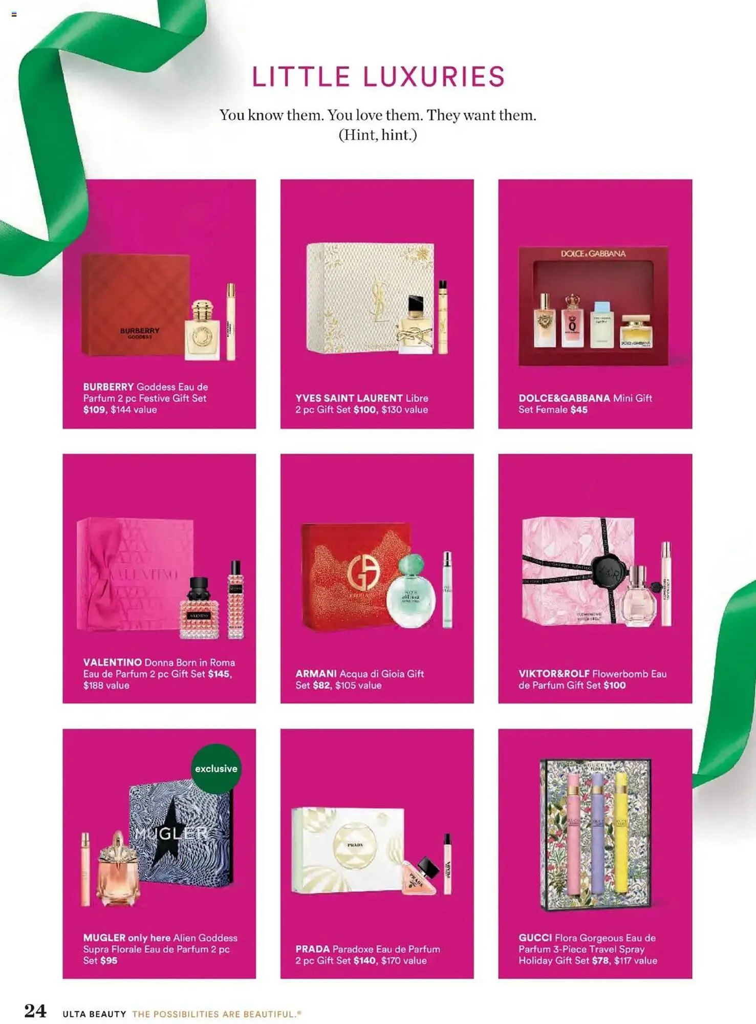 Weekly ad Ulta Beauty Weekly Ad from November 24 to December 24 2024 - Page 24