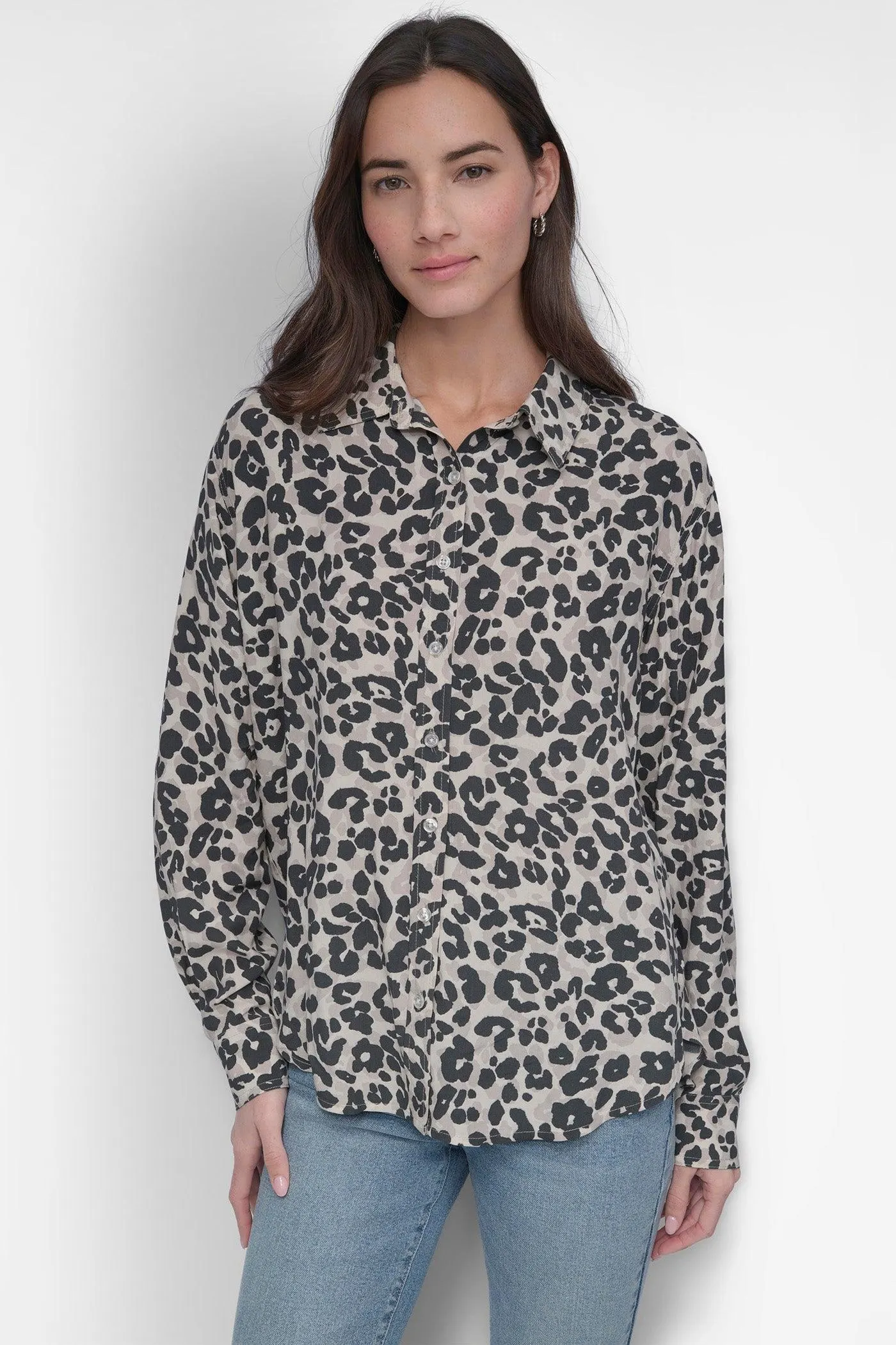 LONG SLEEVE BUTTON FRONT SHIRT