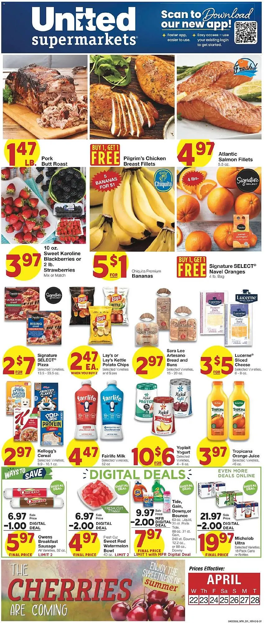 Weekly ad United Supermarkets weekly ad from April 22 to April 28 2026 - Page 1