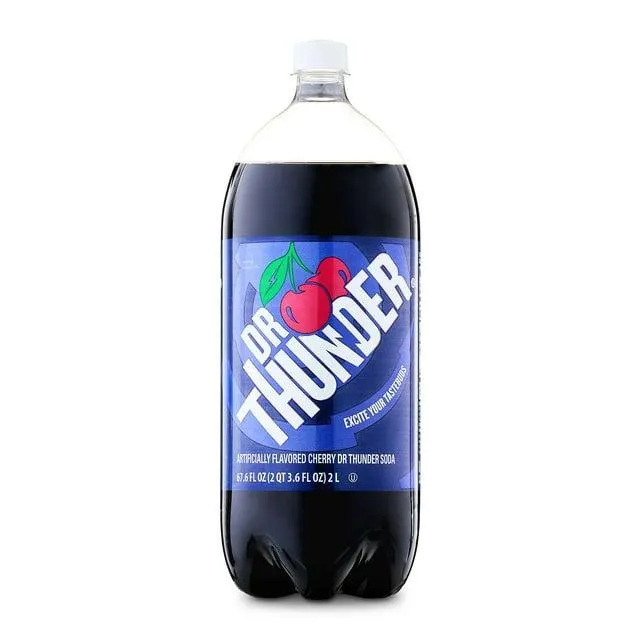 Dr. Thunder Cherry Soda, 2 L Bottle
