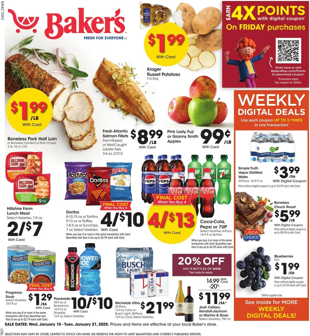 Weekly ad Baker's from January 15 to January 21 2025 - Page 1