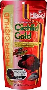 Hikari 8.8-Ounce Cichlid Gold Floating Pellets for Pets, Medium