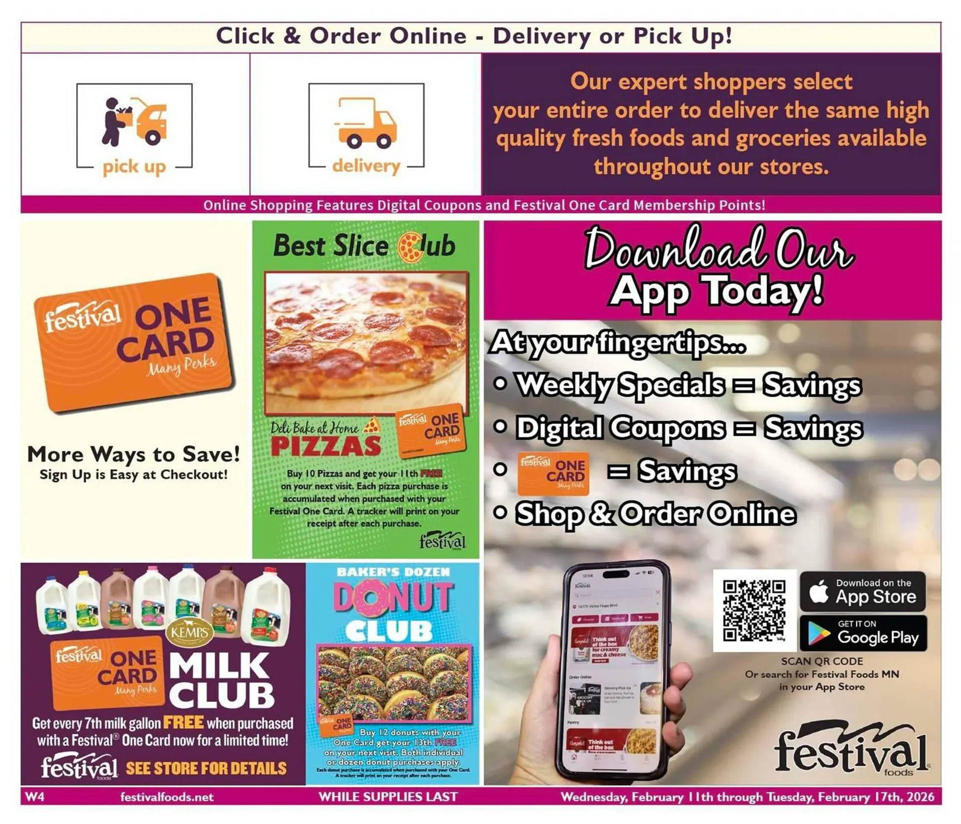 Weekly promotion Festival Foods weekly ad spanning from February 11 to February 17 2026 - Page 8 for Catalogue 365