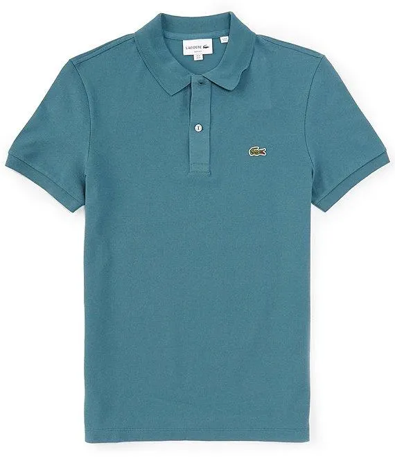 Slim Fit Pique Short Sleeve Polo Shirt