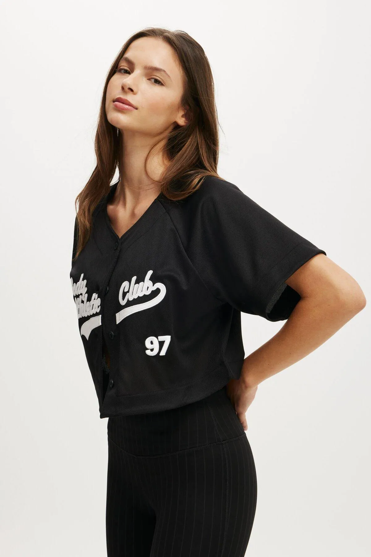 Active Mesh Raglan Graphic Tee