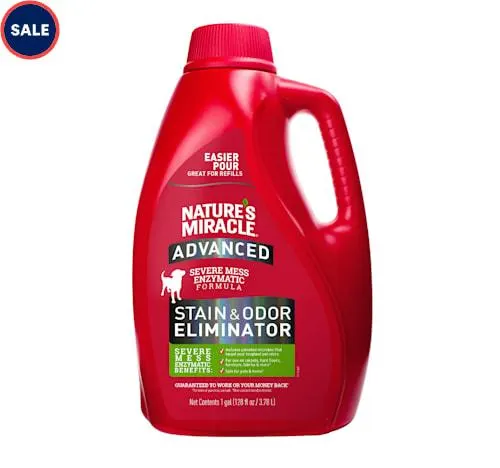 Nature's Miracle Fresh Scent Advanced Stain & Odor Eliminator For Dogs, 1 Gallon