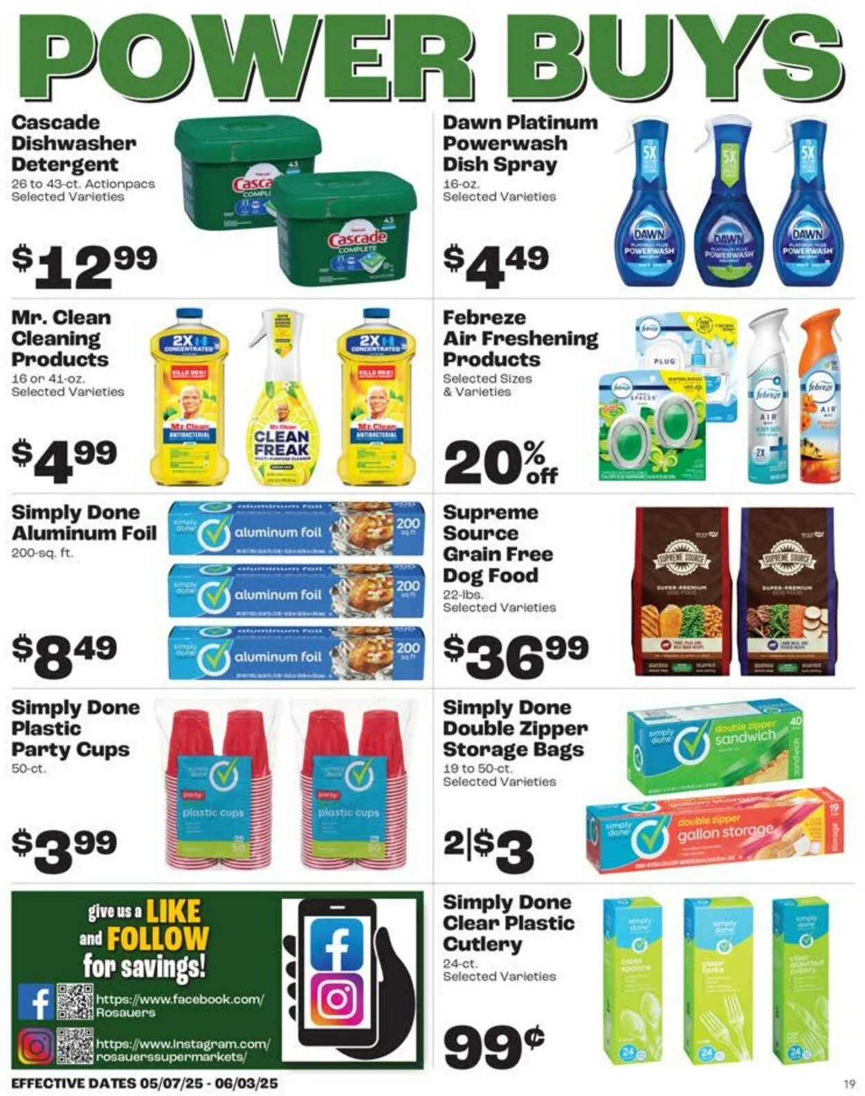 Weekly ad Rosauers from May 1 to May 31 2025 - Page 19
