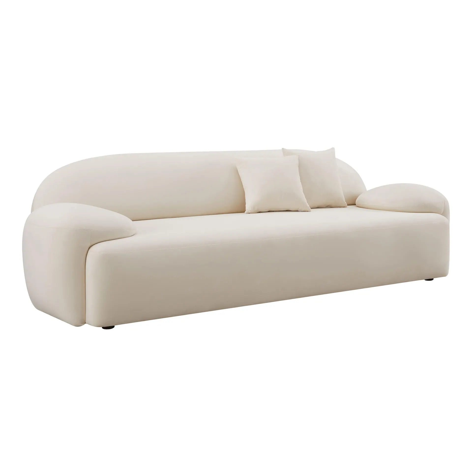 Allegra 100" Velvet Sofa