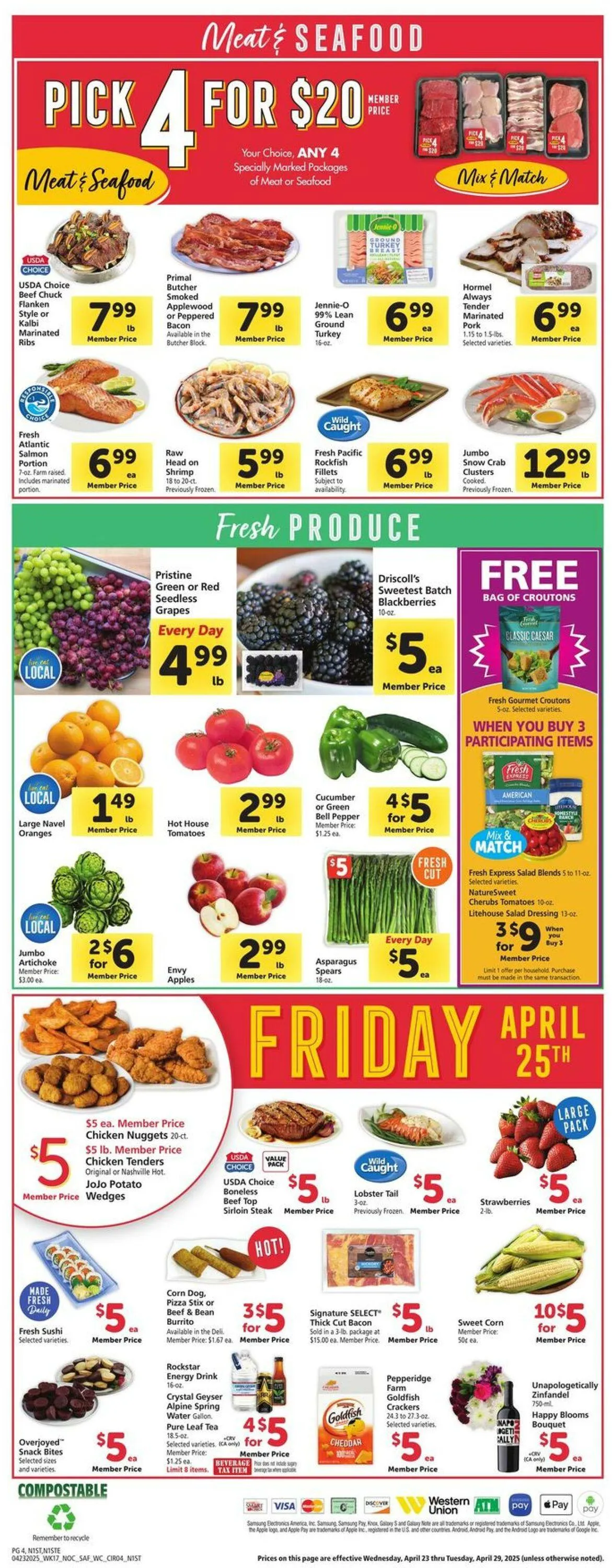 Catálogo de Safeway Current weekly ad 23 de abril al 29 de abril 2025 - Página 4