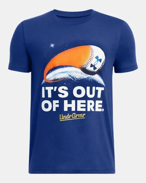 UA Out Of Here Boys' Baseball Short Sleeve