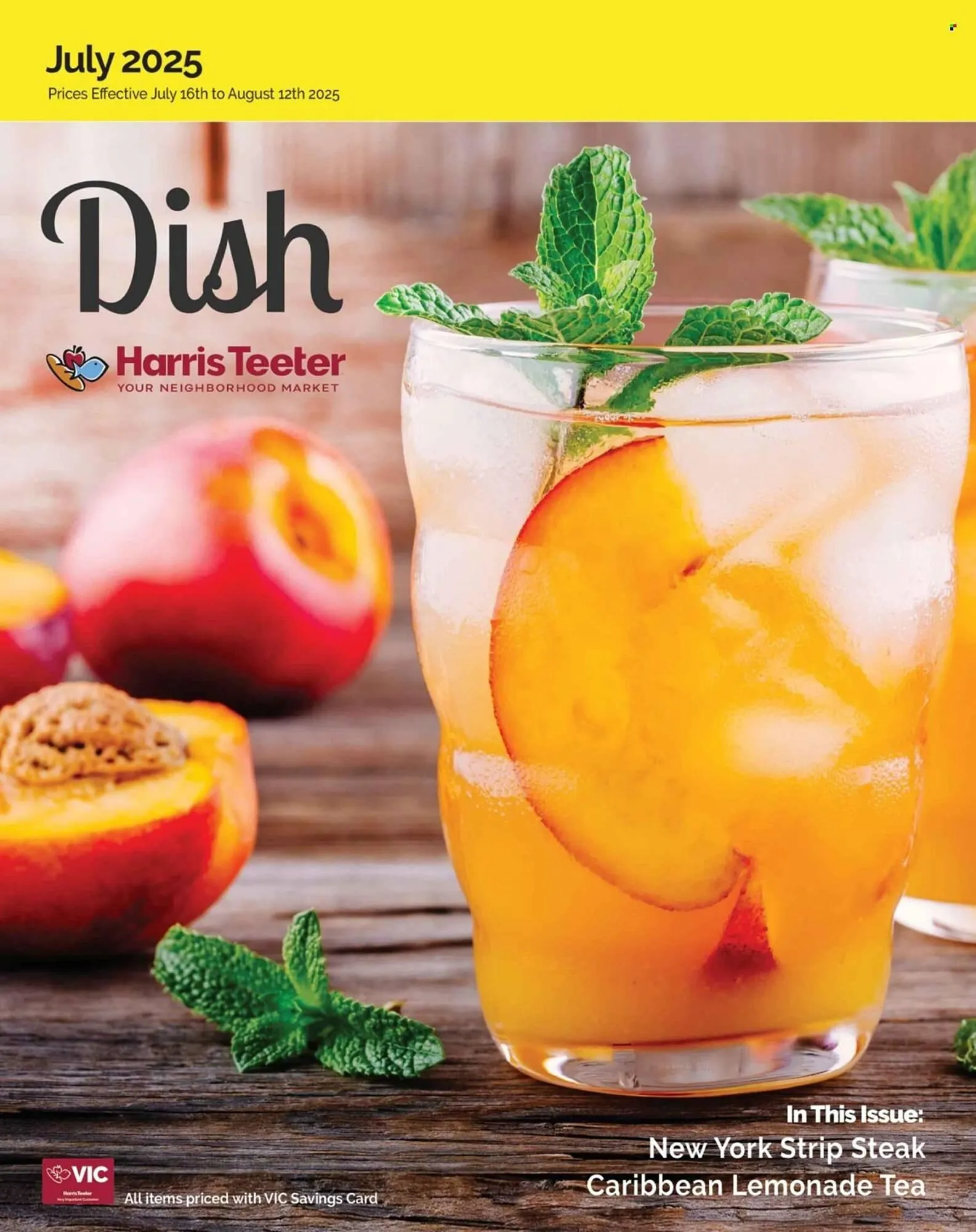 Catálogo de Harris Teeter Weekly Ad 16 de julio al 12 de agosto 2025 - Página 1