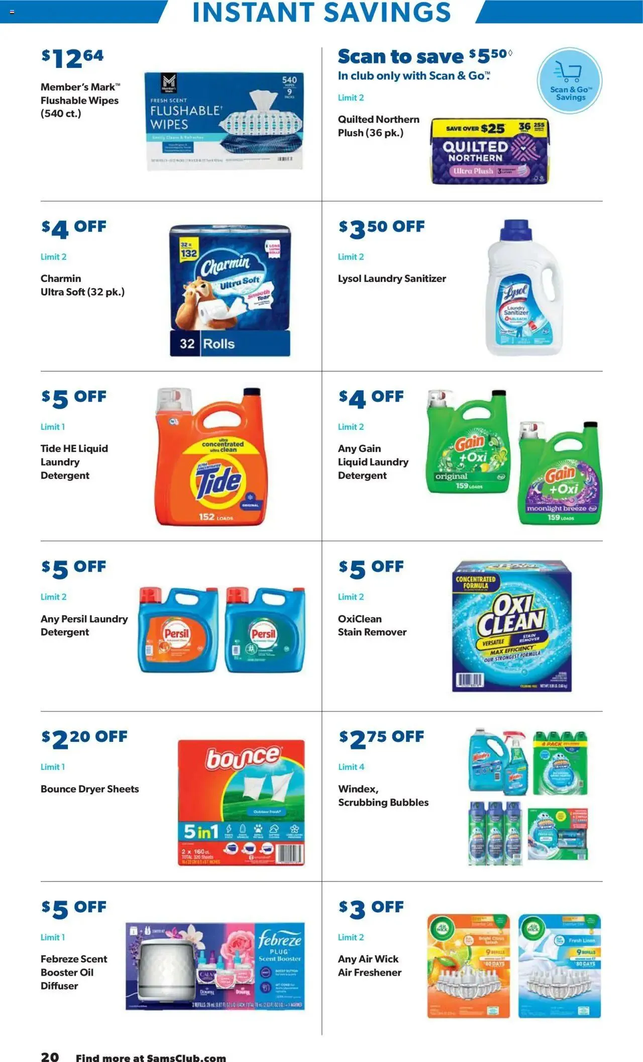 Weekly ad Sam's Club Savings Book May 2025 from April 30 to June 1 2025 - Page 20