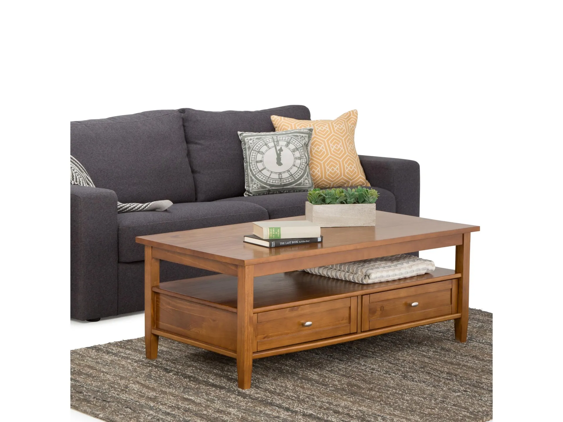 Simpli Home Warm Shaker Coffee Table