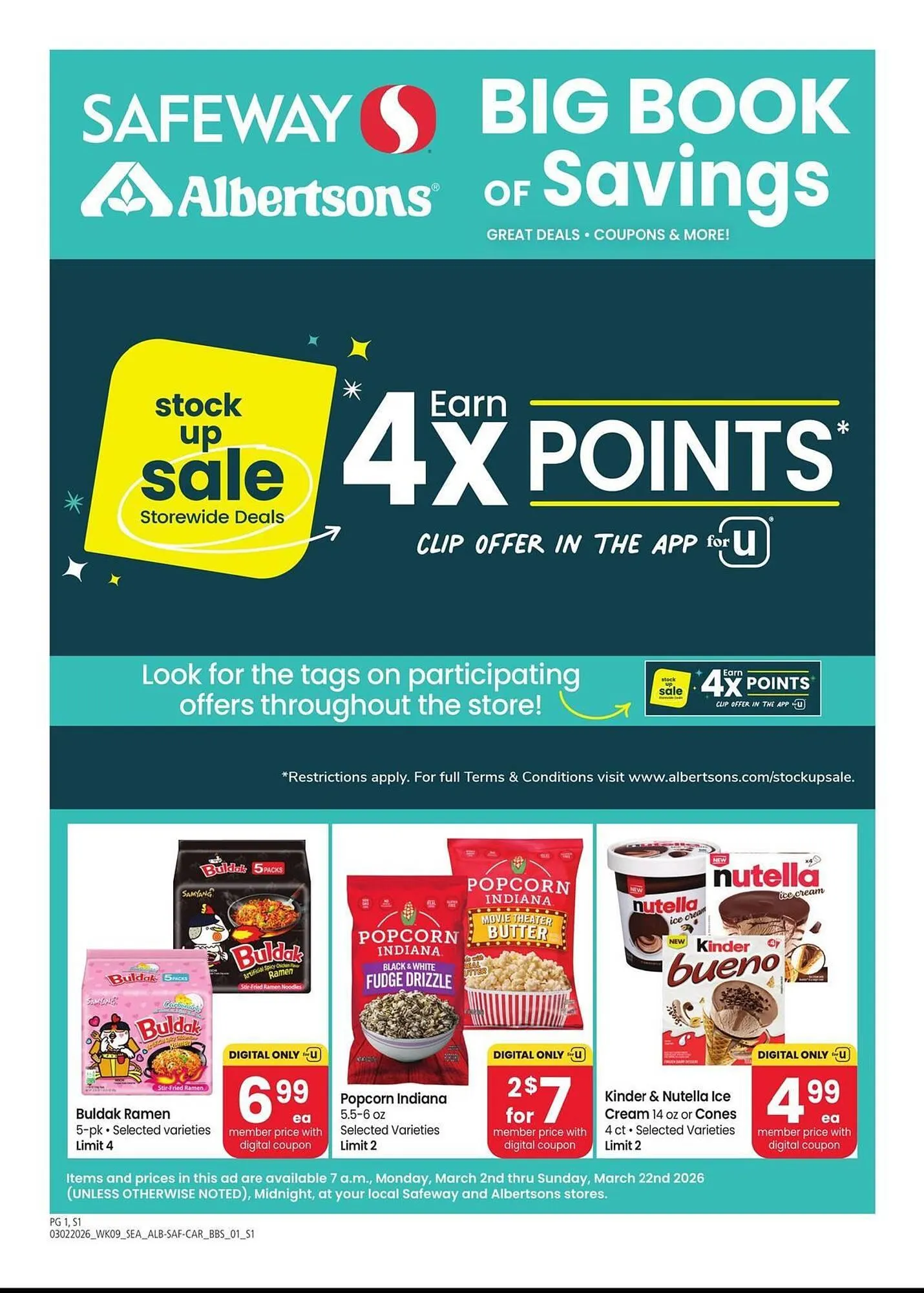 Weekly ad Safeway weekly ad from March 2 to March 22 2026 - Page 1