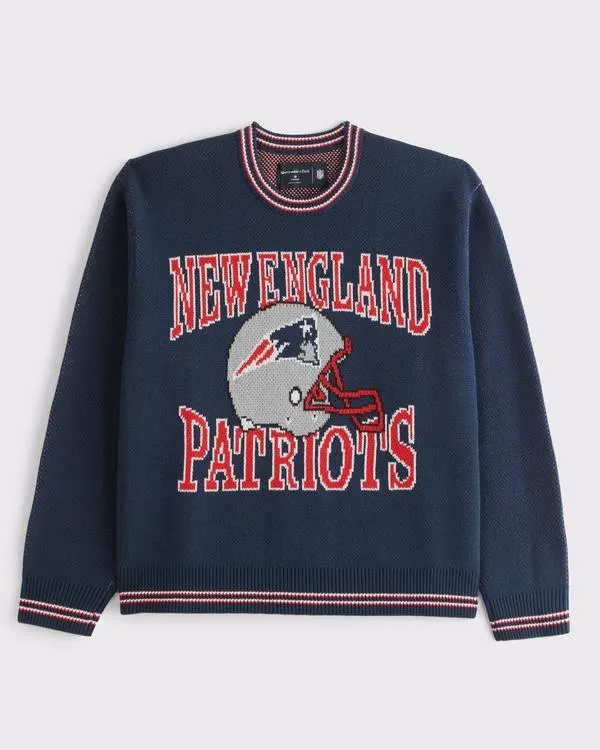 New England Patriots Crew Sweater
