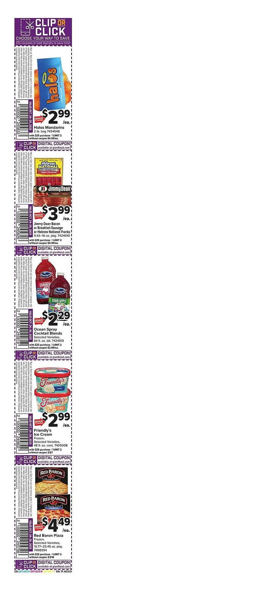 Weekly ad Giant Food weekly ad from October 24 to October 30 2025 - Page 2