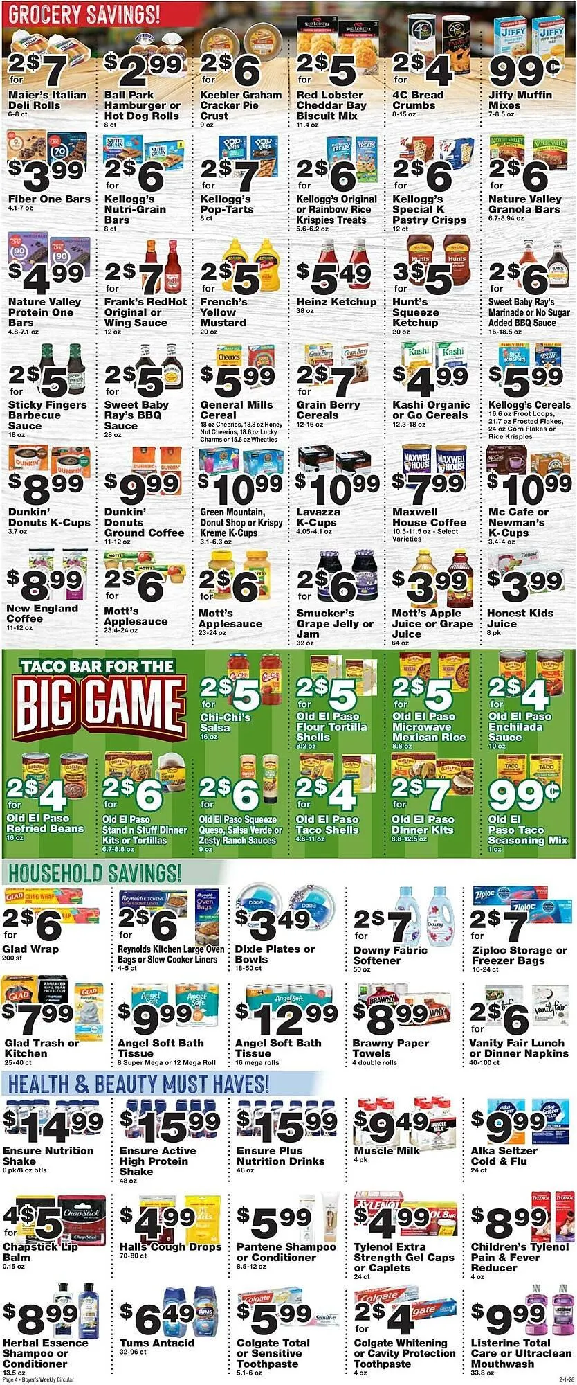 Weekly ad Boyer's Food Markets weekly ad from February 1 to February 7 2026 - Page 4