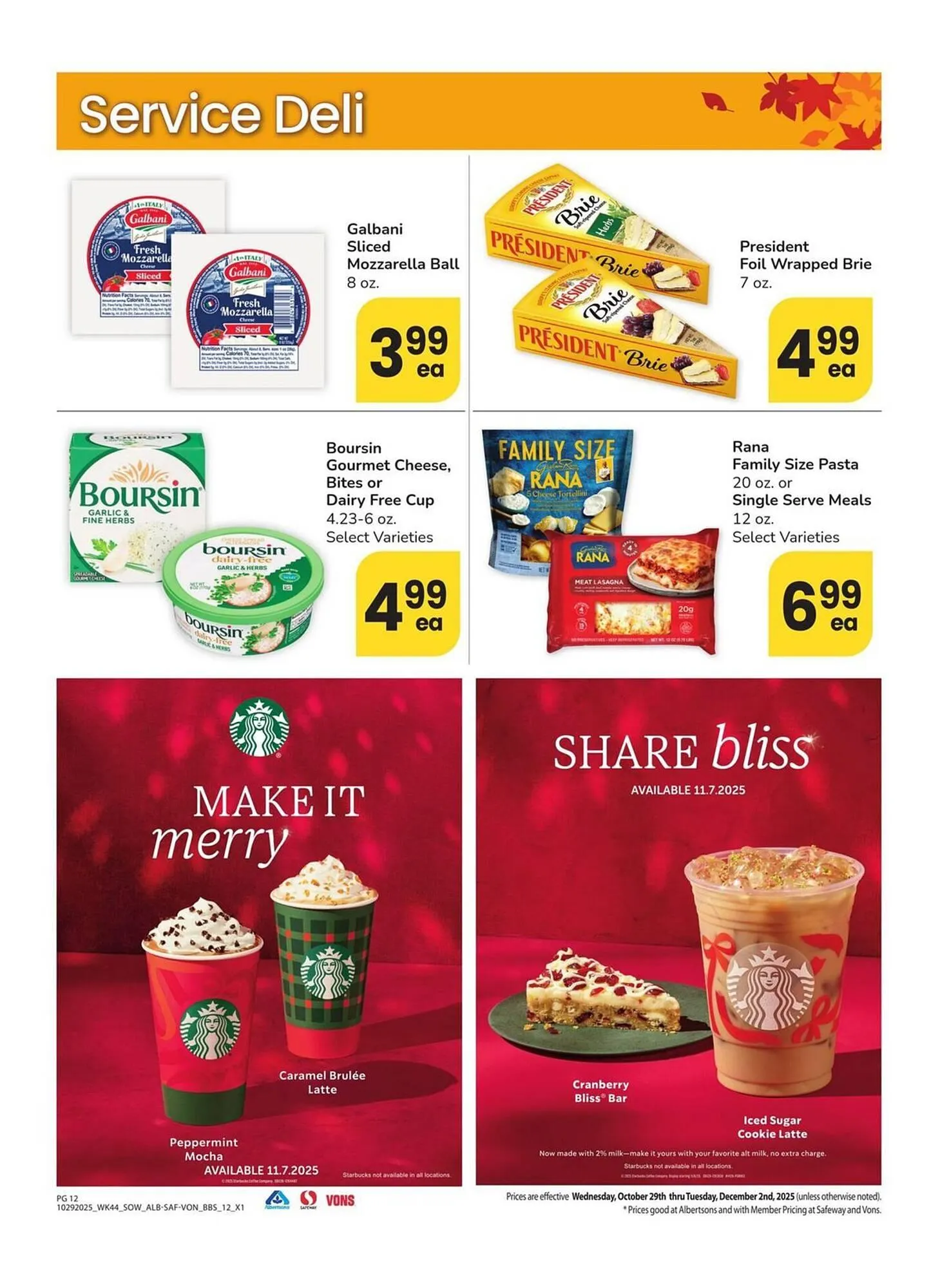 Weekly ad Albertsons weekly ad from October 29 to December 2 2025 - Page 12