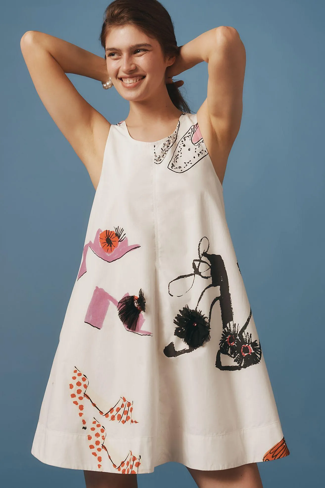 The Keiko Mini Dress by Maeve: Danielle Kroll Edition