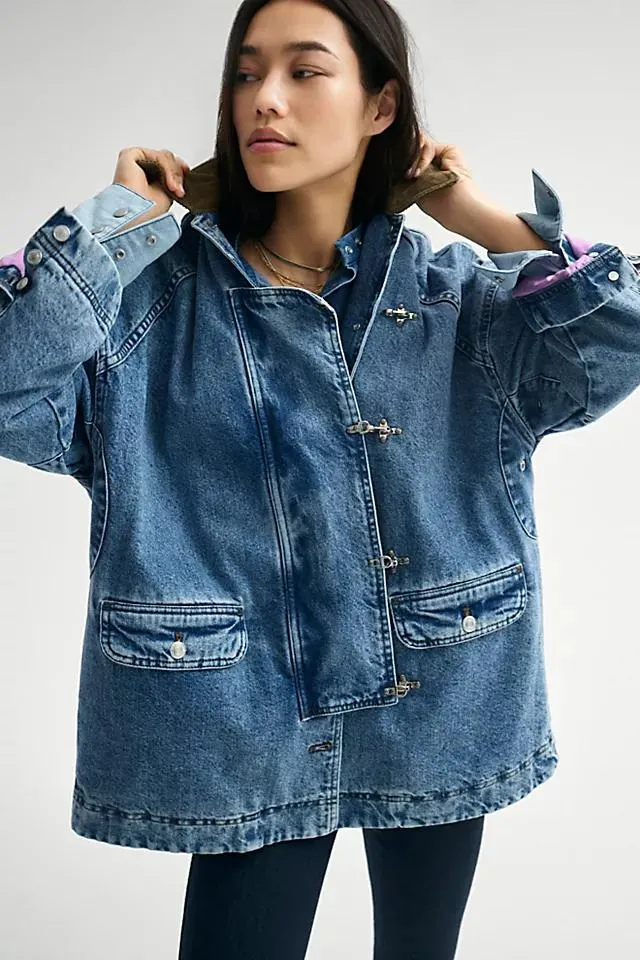 We The Free Denim Barn Coat