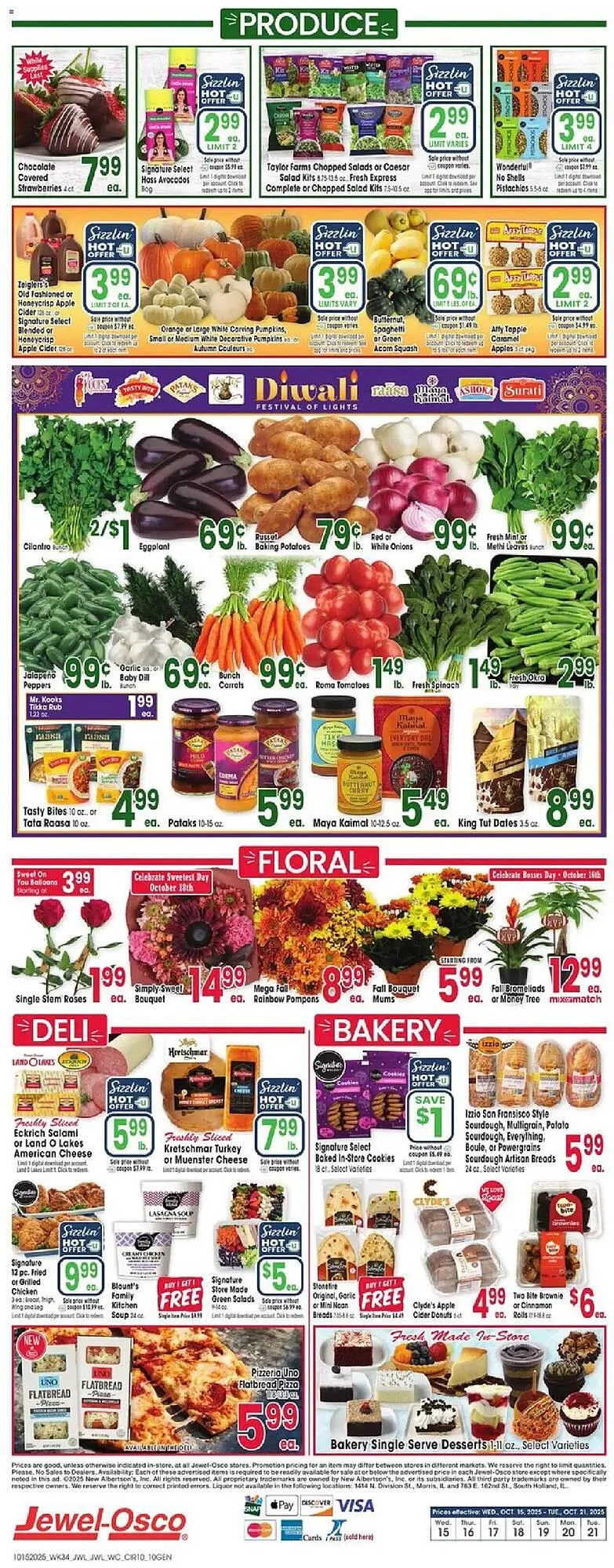 Weekly promotion Jewel-Osco weekly ad spanning from October 15 to October 21 2025 - Page 10 for Catalogue 365
