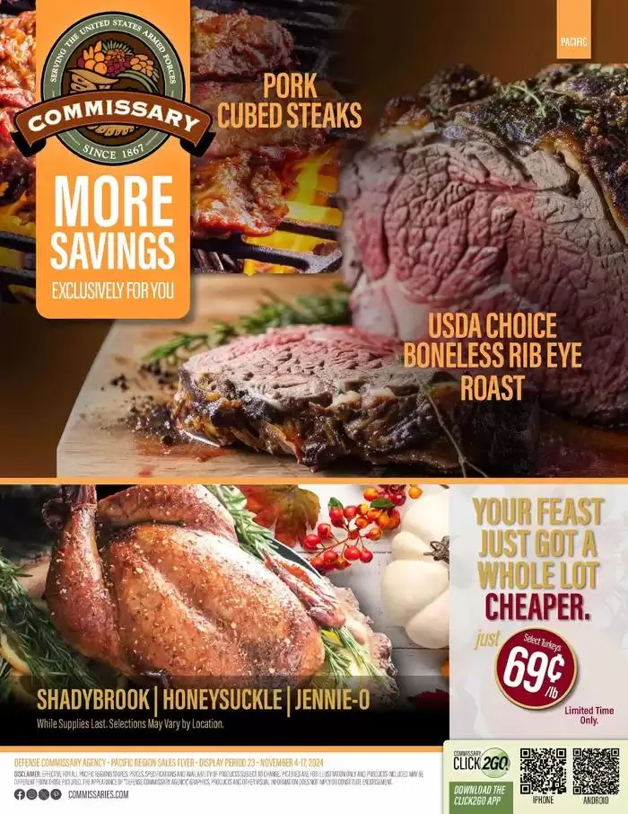Weekly ad Exclusive bargains from November 4 to November 17 2024 - Page 1