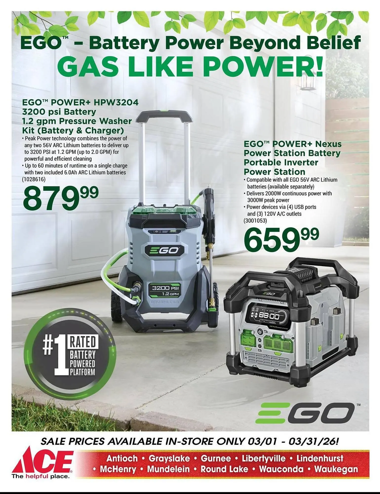 Weekly ad Ace Hardware flyer from March 1 to March 31 2026 - Page 6