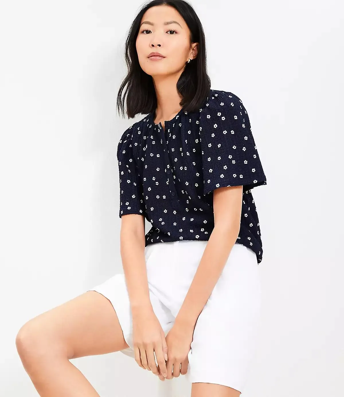 Bloom Flutter Henley Top