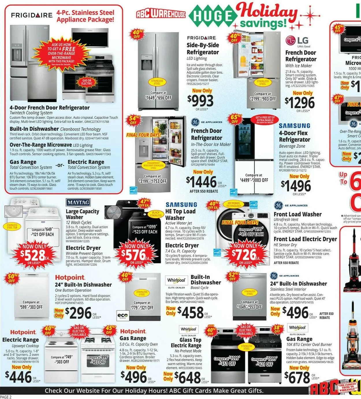 Weekly ad ABC Warehouse Current weekly ad from December 7 to December 13 2025 - Page 2