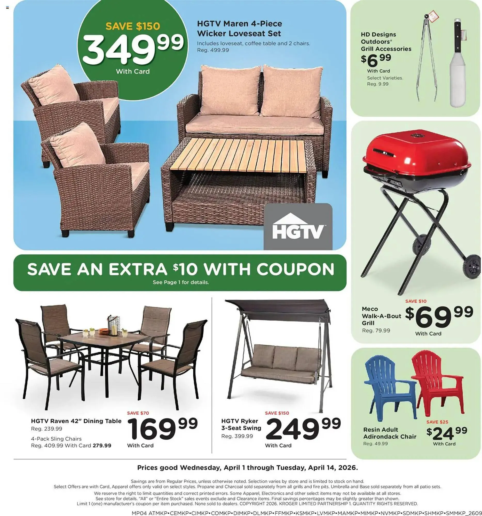 Weekly promotion Fry's weekly ad spanning from April 1 to April 15 2026 - Page 4 for Catalogue 365