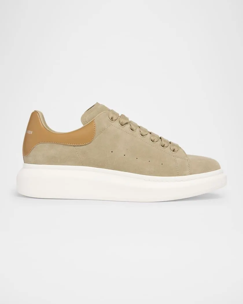 Men's Oversized Suede Low-Top Sneakers