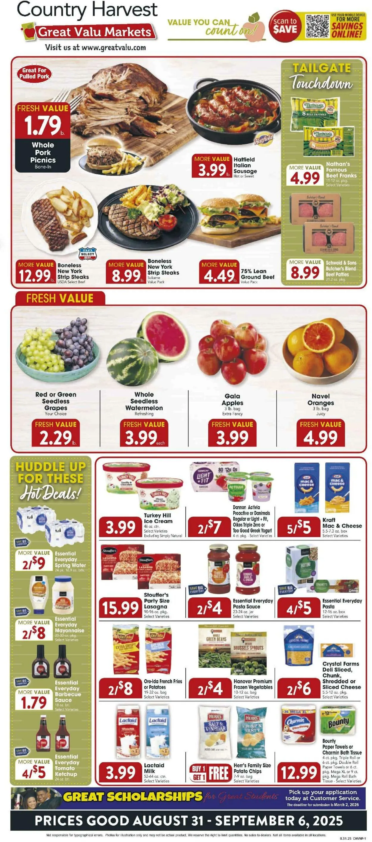 Weekly ad Farm Fresh from August 31 to September 6 2025 - Page 1