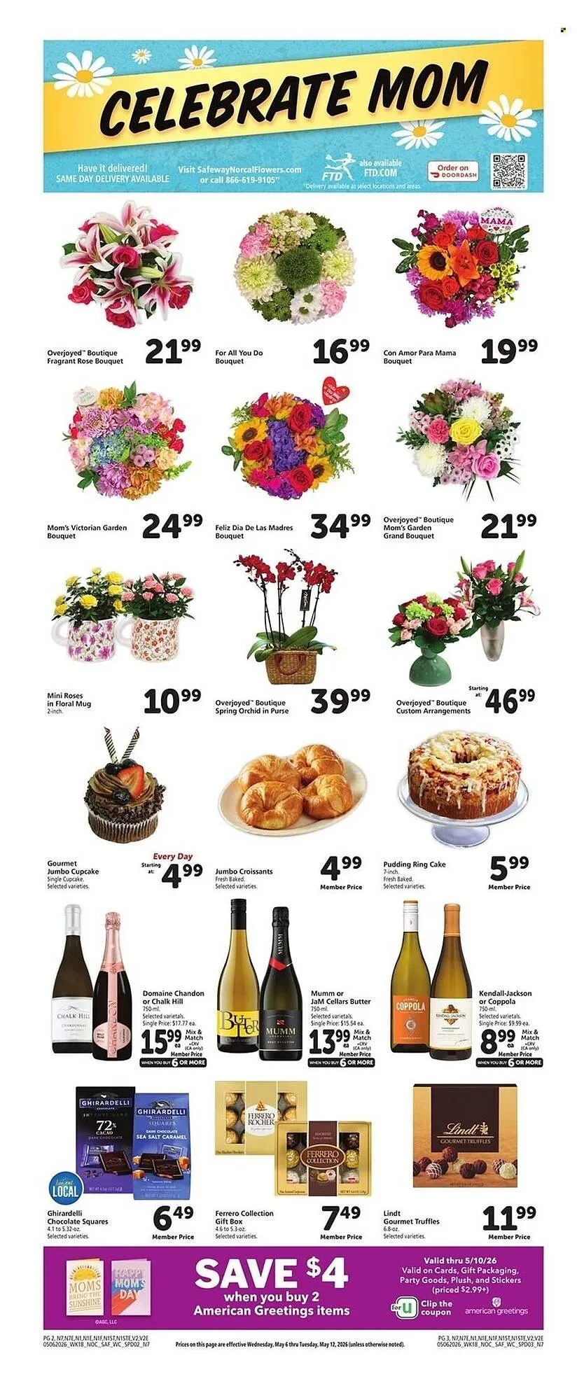Weekly promotion Safeway weekly ad spanning from May 6 to May 12 2026 - Page 3 for Catalogue 365