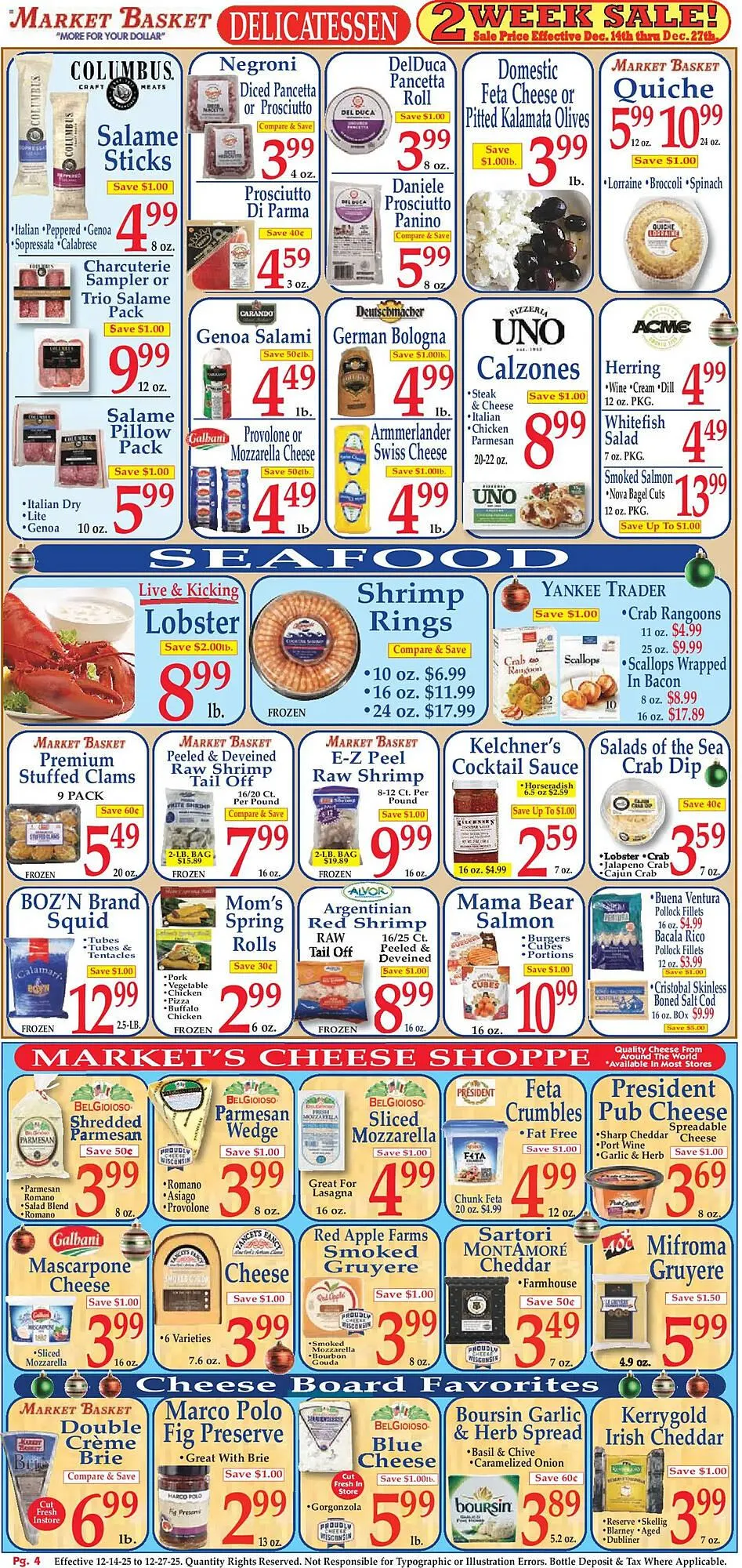 Weekly ad Market Basket weekly ad from December 14 to December 27 2025 - Page 4
