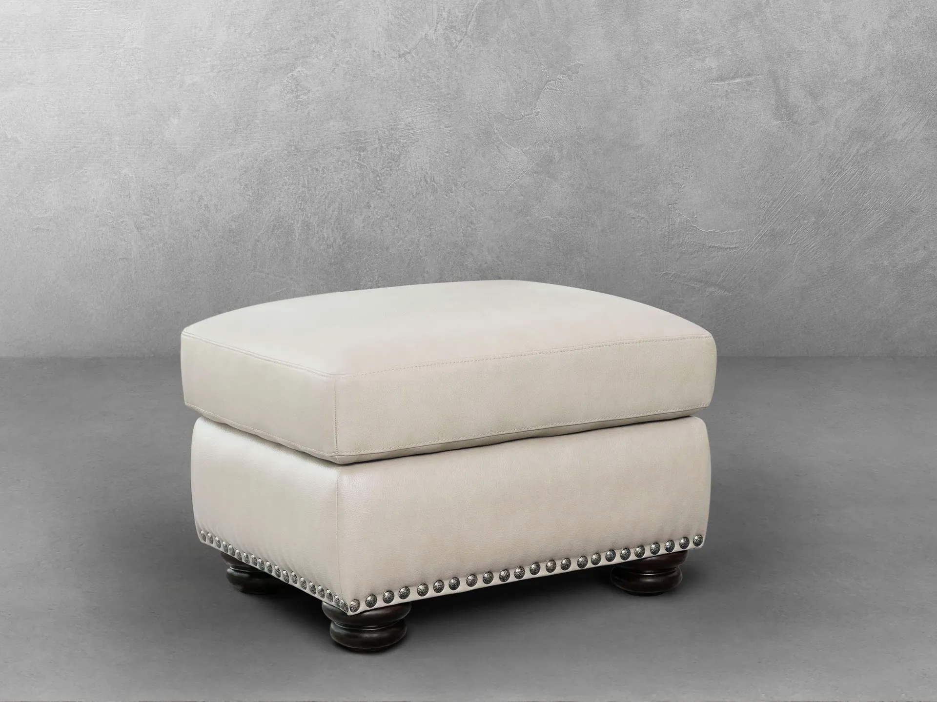 Austin Leather Ottoman