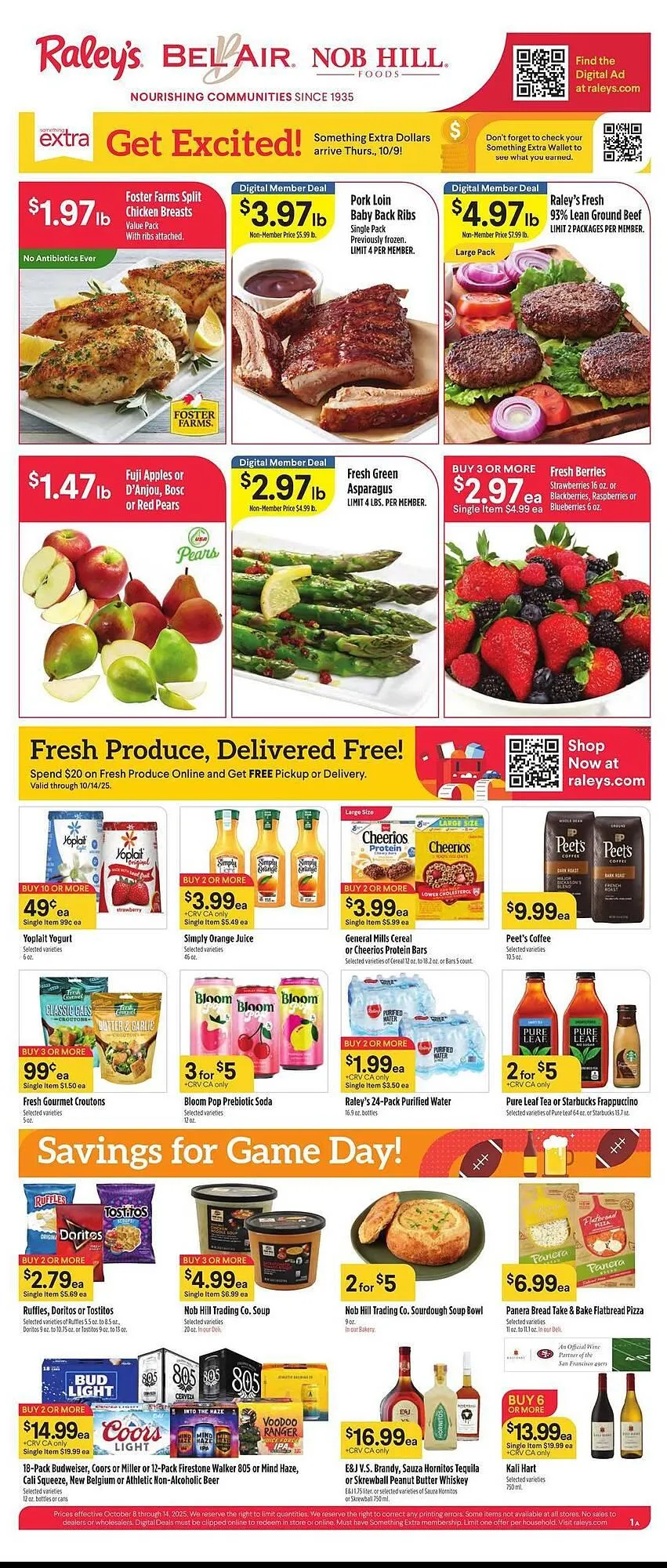 Weekly ad Nob Hill weekly ad from October 8 to October 14 2025 - Page 1