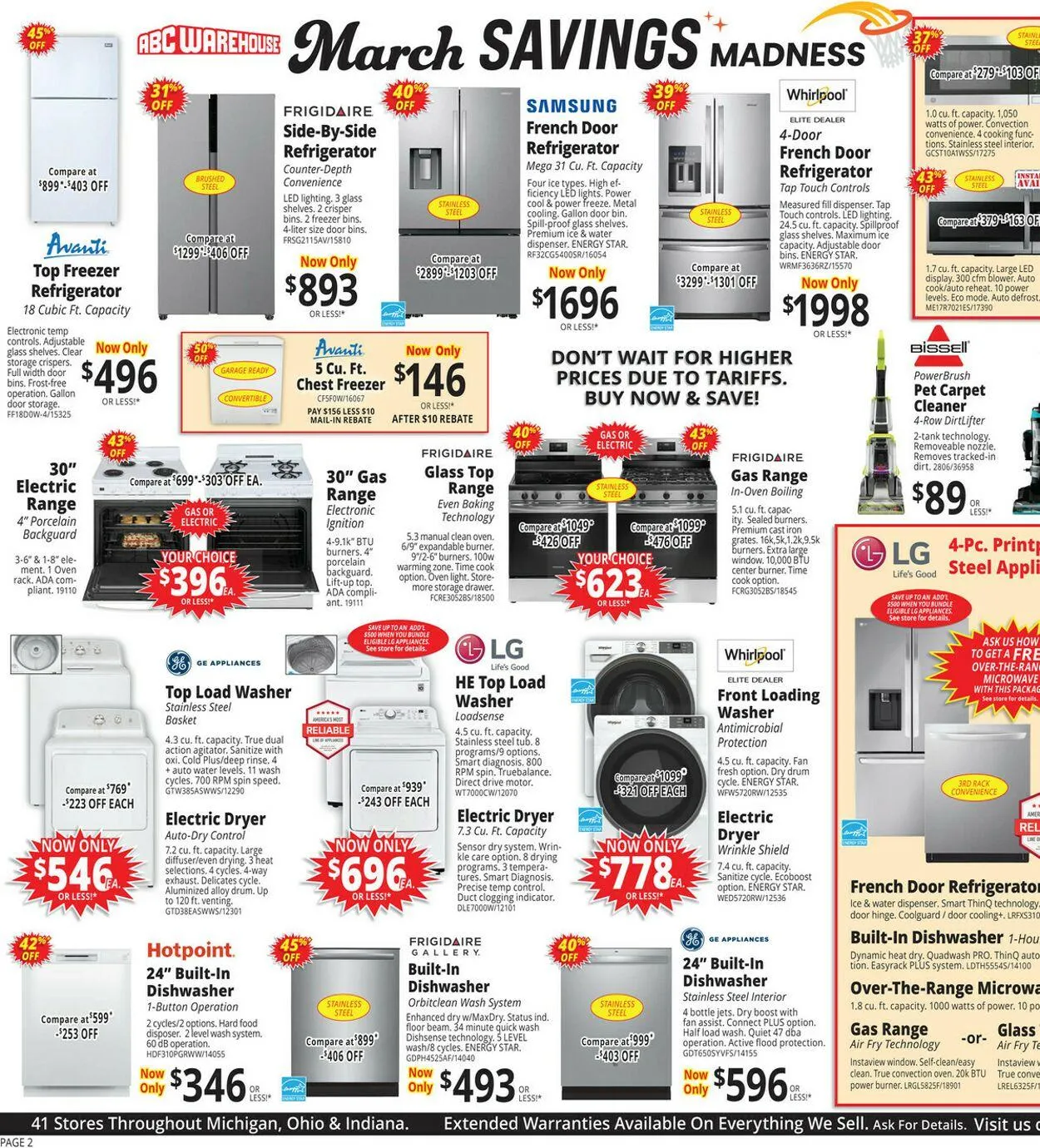Weekly ad ABC Warehouse Current weekly ad from March 9 to March 15 2025 - Page 2