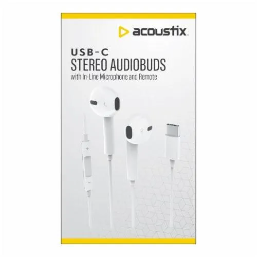 Acoustix USB C Stereo Earbuds