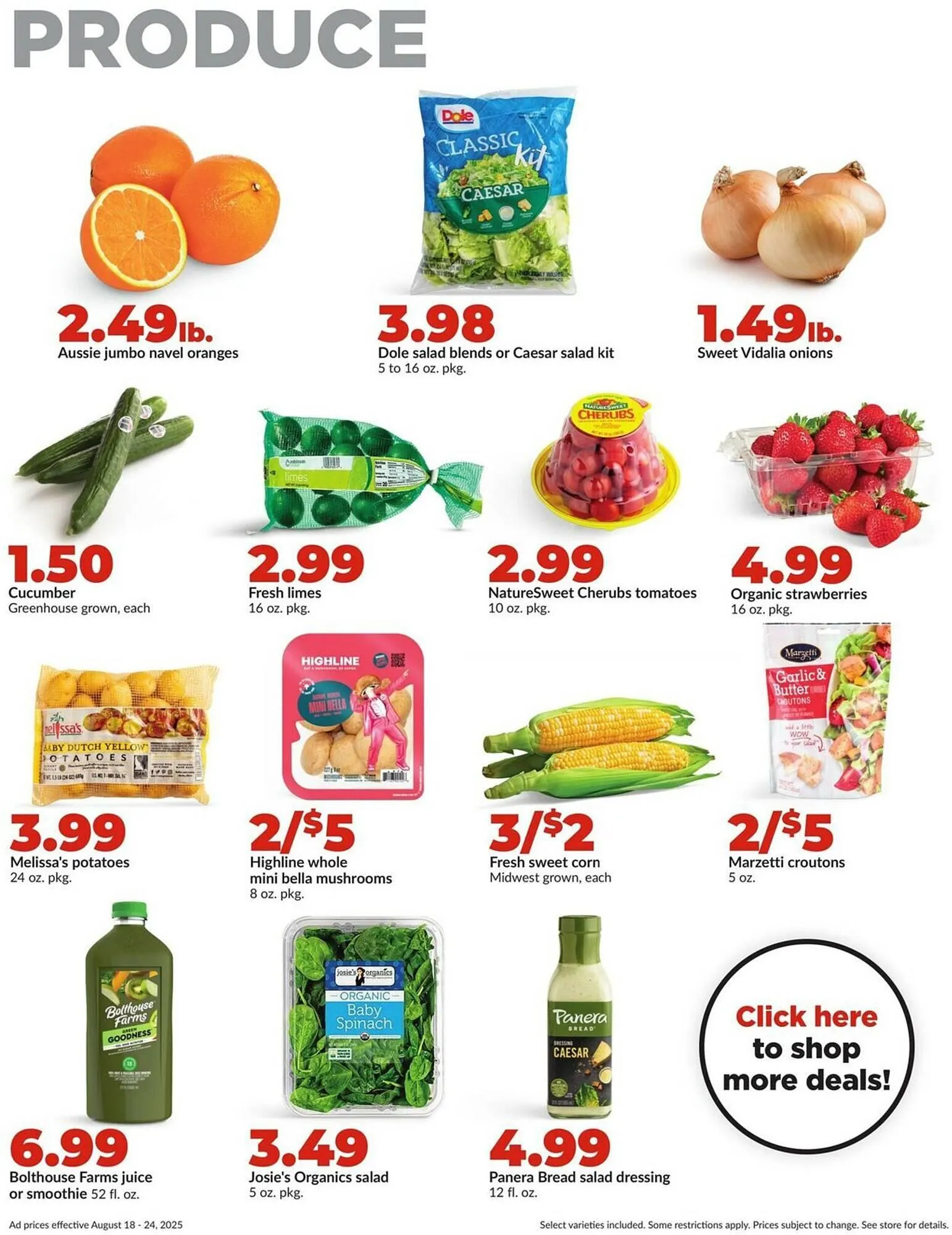 Weekly ad Hy-Vee Weekly Ad from August 18 to August 24 2025 - Page 8
