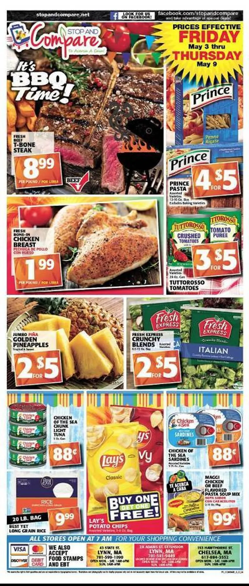 Weekly ad Stop and Compare Markets Weekly Ad from May 3 to May 9 2024 - Page 1