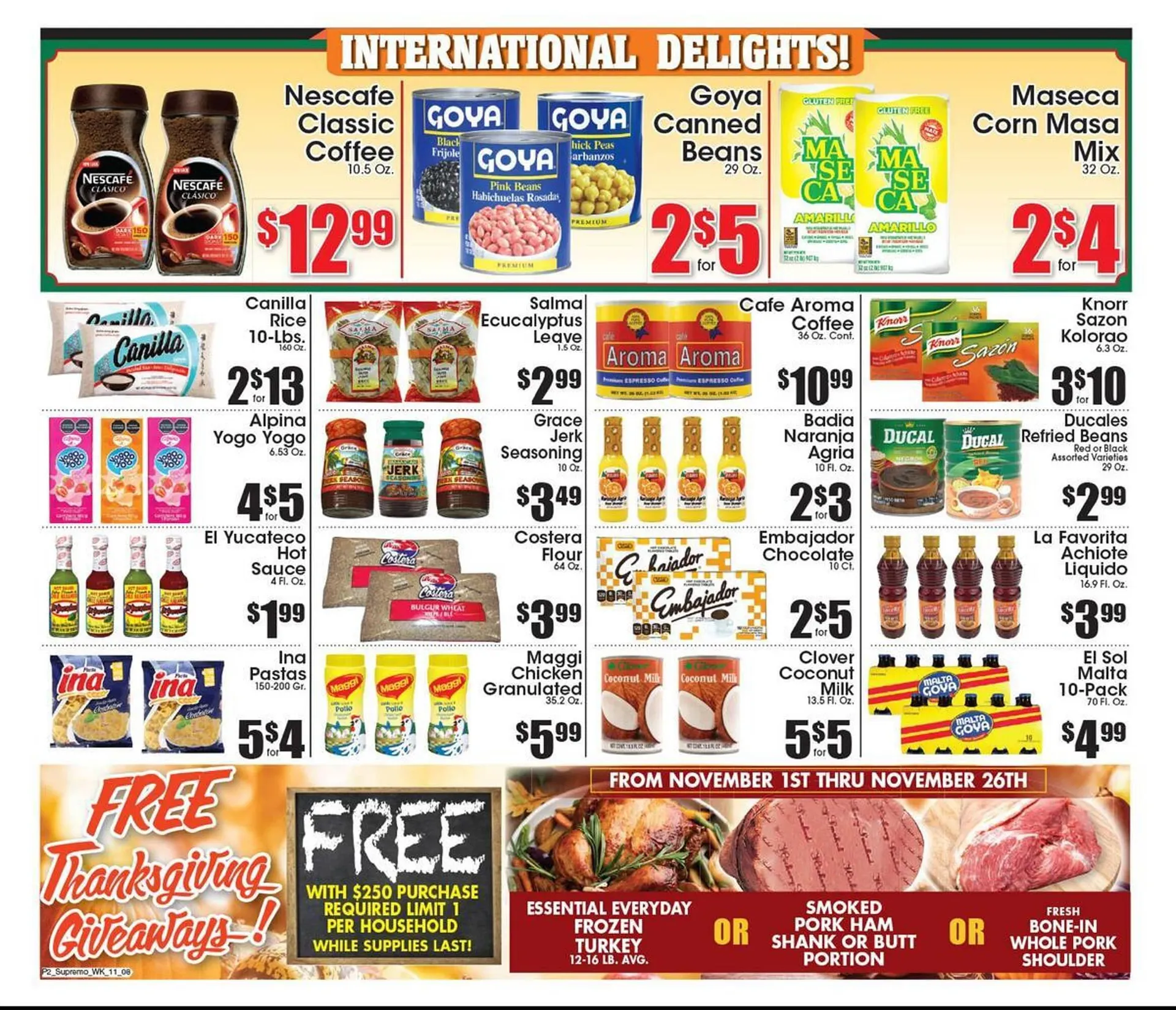 Weekly ad Supremo Foods Inc weekly ad from November 8 to November 14 2025 - Page 2