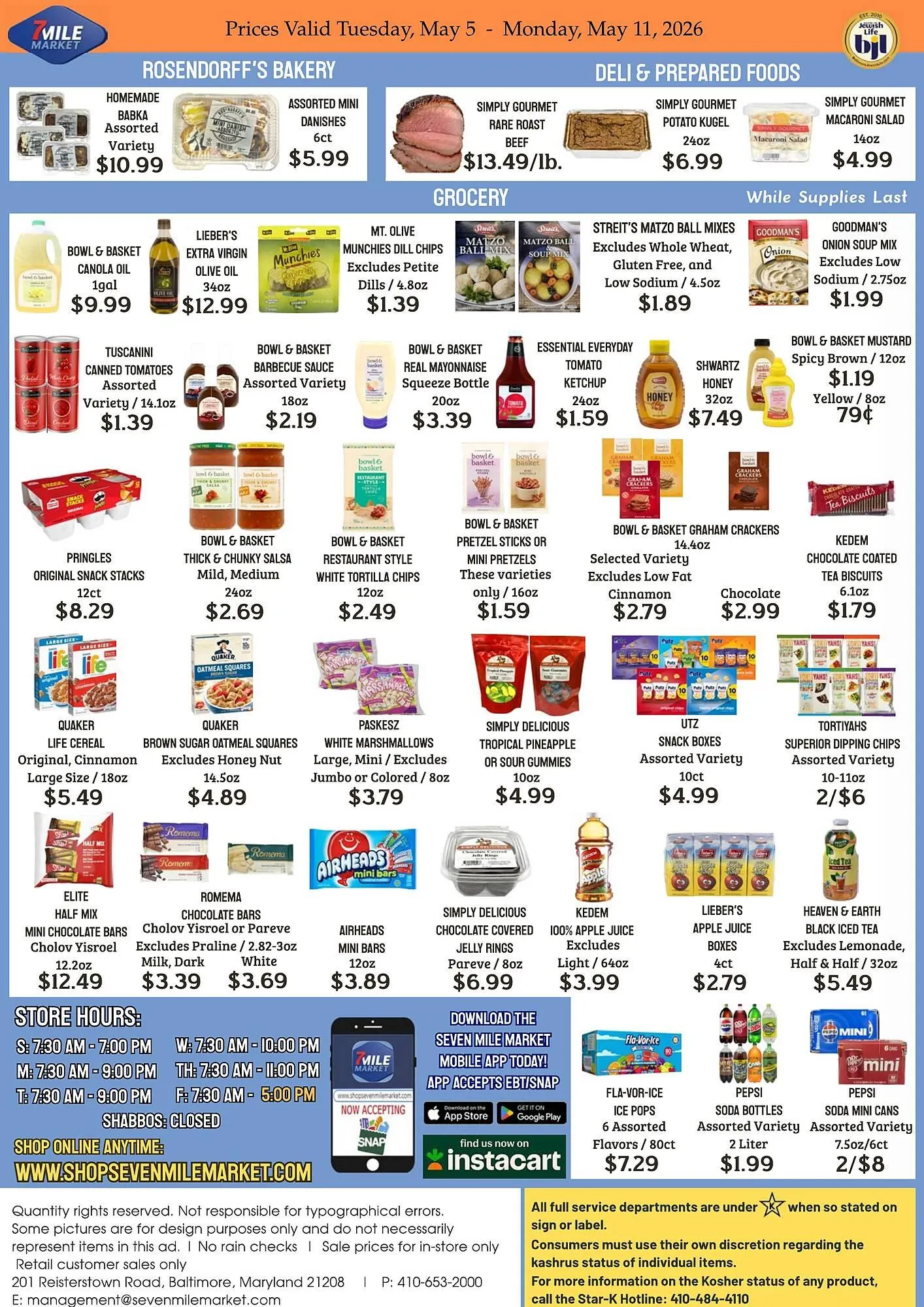 Weekly ad Seven Mile Market circular from May 5 to May 11 2026 - Page 2
