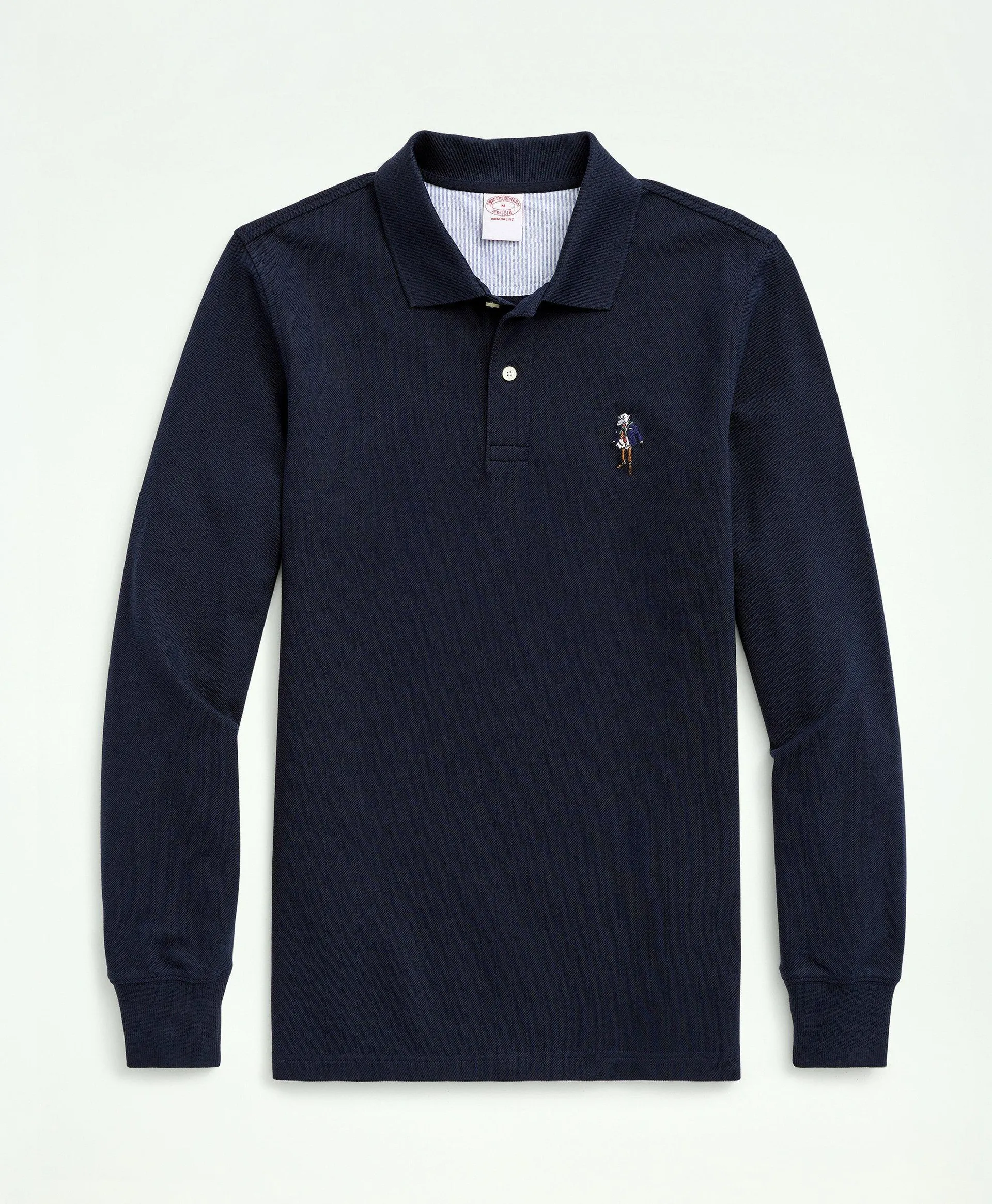 Henry Supima ® Long-Sleeve Polo Shirt