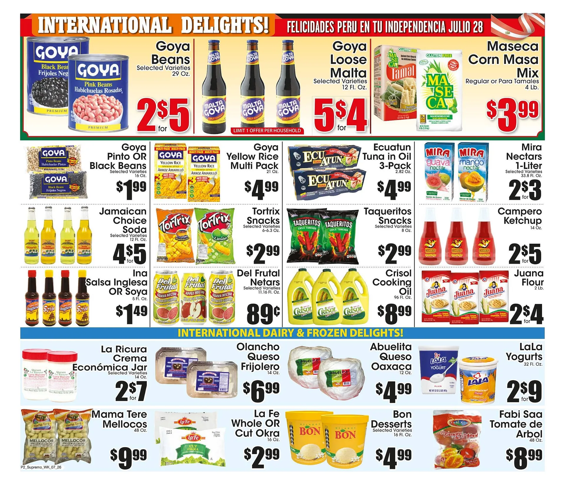 Weekly ad Supremo Foods Inc Weekly Ad from July 26 to August 1 2025 - Page 2